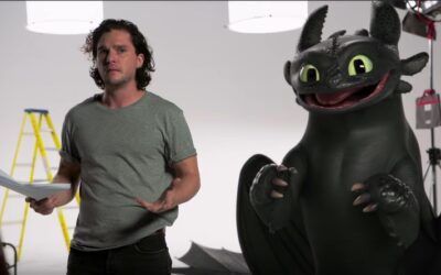 Kit Harrington contracena com Banguela em novo vídeo hilário de Como Treinar Seu Dragão 3