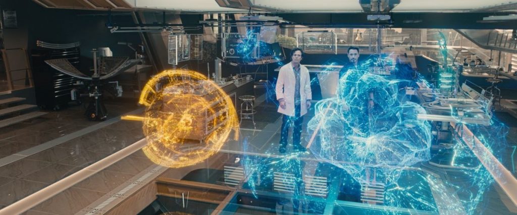 Interface holográfica de Jarvis e Ultron - Vingadores: Era de Ultron