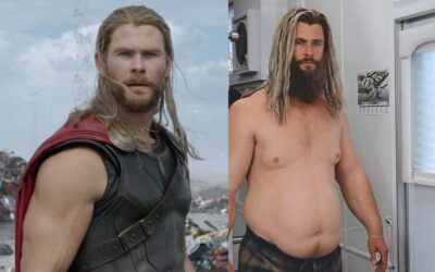 Thor Gordo | Chris Hemsworth sentiu fortes dores nas costas devido a prótese para parecer gordo