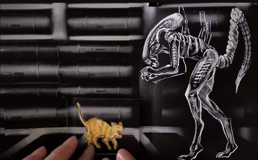 Alien O Oitavo Passageiro Flipbook Animado Do Filme