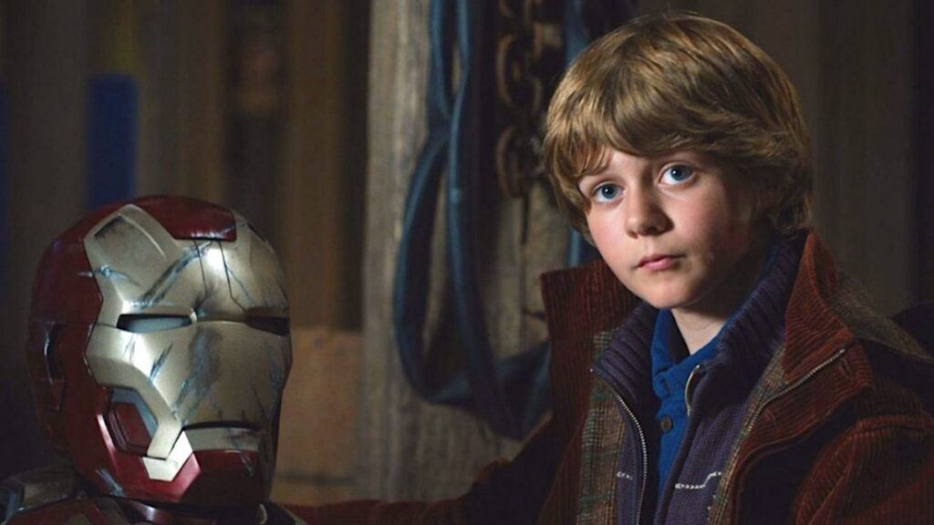 Harley Keener em Homem de Ferro 3 interpretado por Ty Simpkins