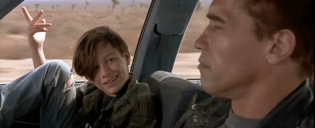 Edward Furlong como John Connor - O Exterminador do Futuro