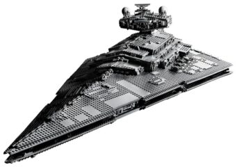 Star Wars | Star Destroyer Imperial feito com 4.784 peças Lego