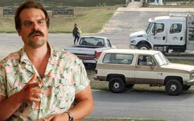 Stranger Things 4 | Carro de Hopper é visto no set de filmagens