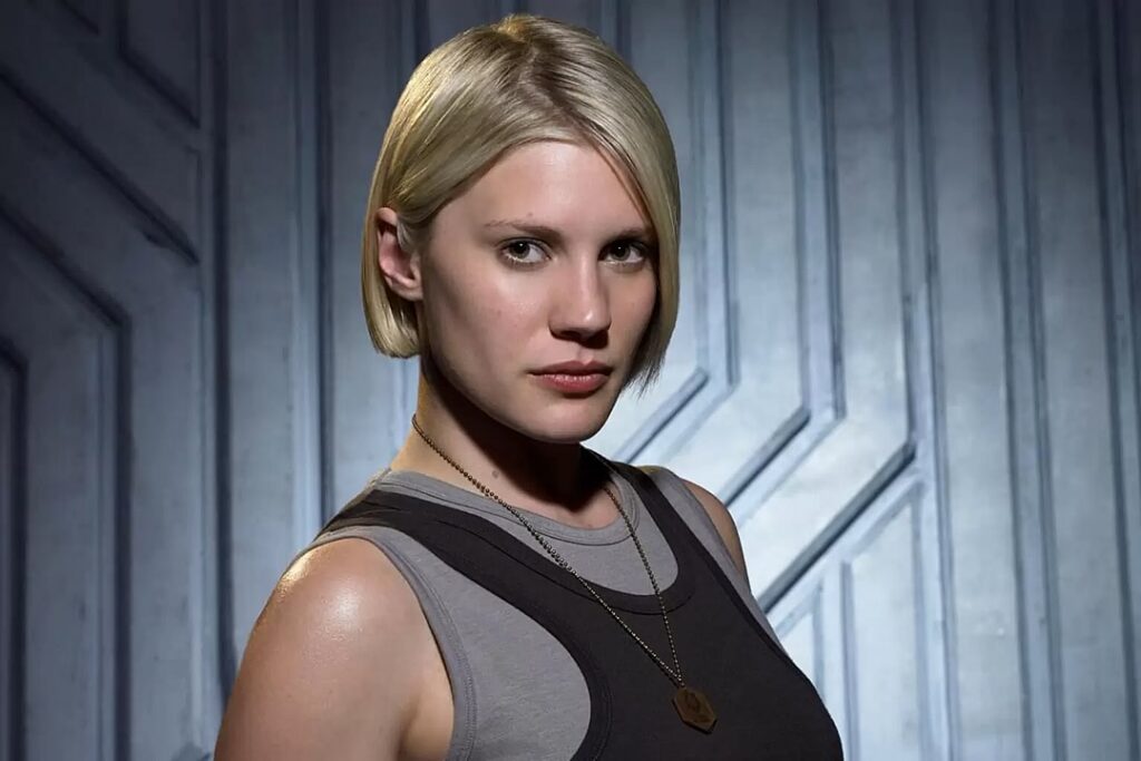 Katee Sackhoff, a inesquecível Starbuck da série “Battlestar Galactica” (2004–2009)