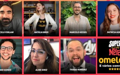 Super Live Nerd do Omelete com vários artistas e influenciadores no dia do Orgulho NERD