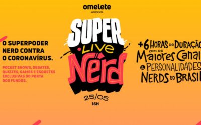 Omelete e CCXP em Super Live Nerd de 6 horas com vários artistas e influenciadores