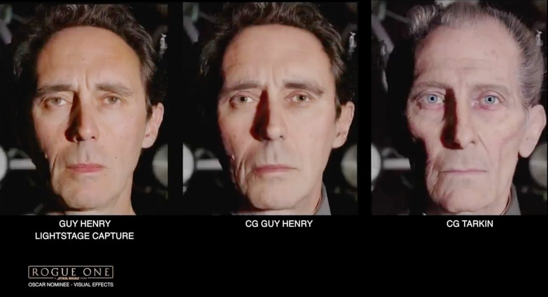 Rogue One - Governador Tarkin, foi "recriado" digitalmente seu rosto no ator Guy Henry