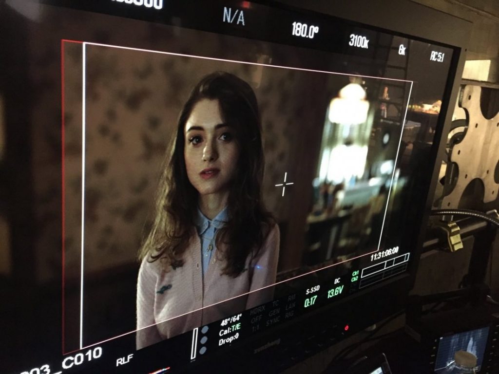 Stranger Things | Imagen de backstage - Natalia Dyer