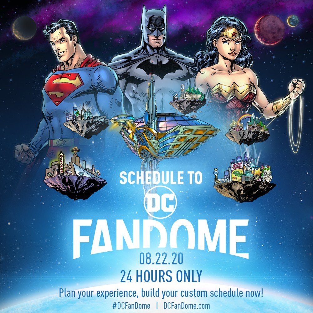 DC FanDome | Divulgado os horários dos painéis do evento online da Warner Bros. e Dc Comics