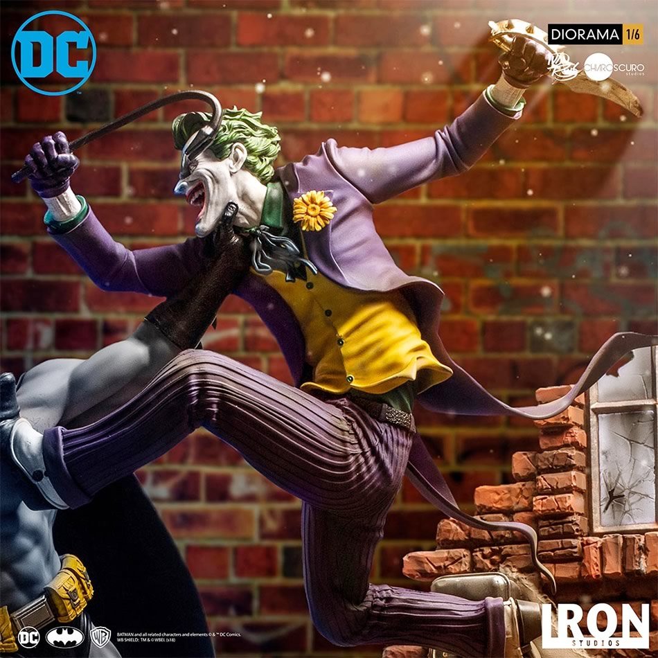 inimigo meu iron studios estatua de batman vs joker6 - Inimigo Meu: Iron Studios lança estátua de Batman vs. Joker!