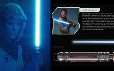 Star Wars: The Lightsaber Collection | Sabre de Luz da Princesa Leia é revelado no livro