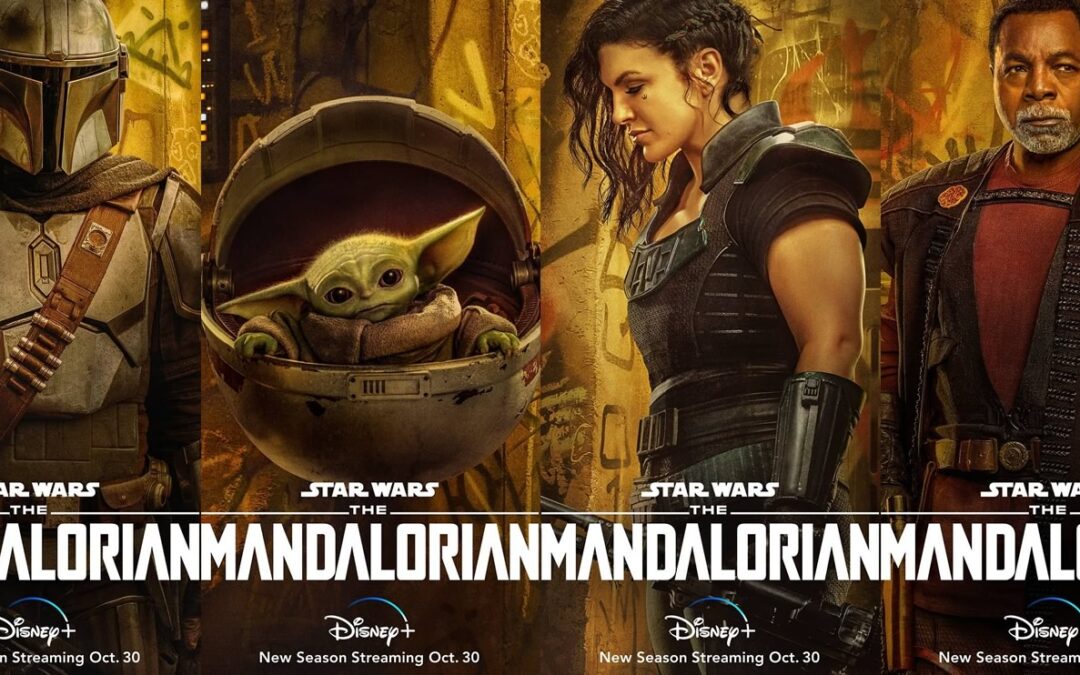 Novos cartazes de The Mandalorian Segunda Temporada no Disney Plus
