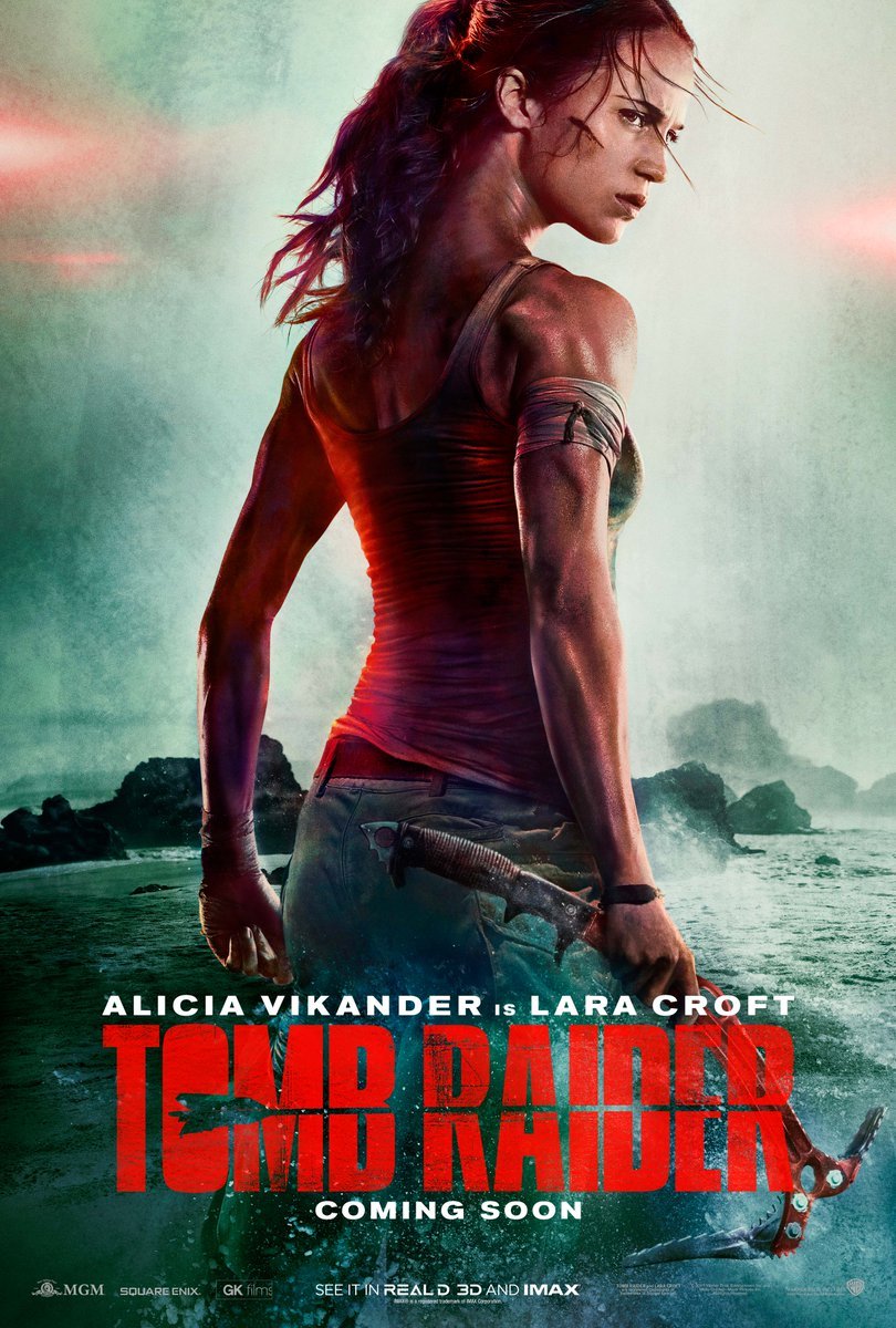 Big Poster Filme Lara Croft Tomb Raider LO2 Tamanho 90x60 cm