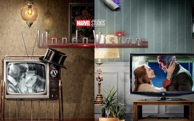 WandaVision | Marvel divulga novos pôsteres com Elizabeth Olsen e Paul Bettany