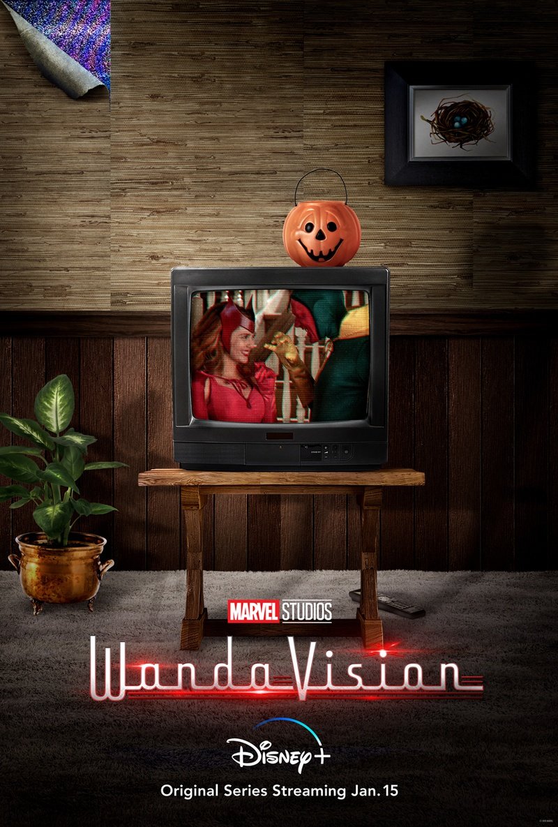WandaVision | Marvel divulga novos pôsteres com Elizabeth Olsen e Paul Bettany