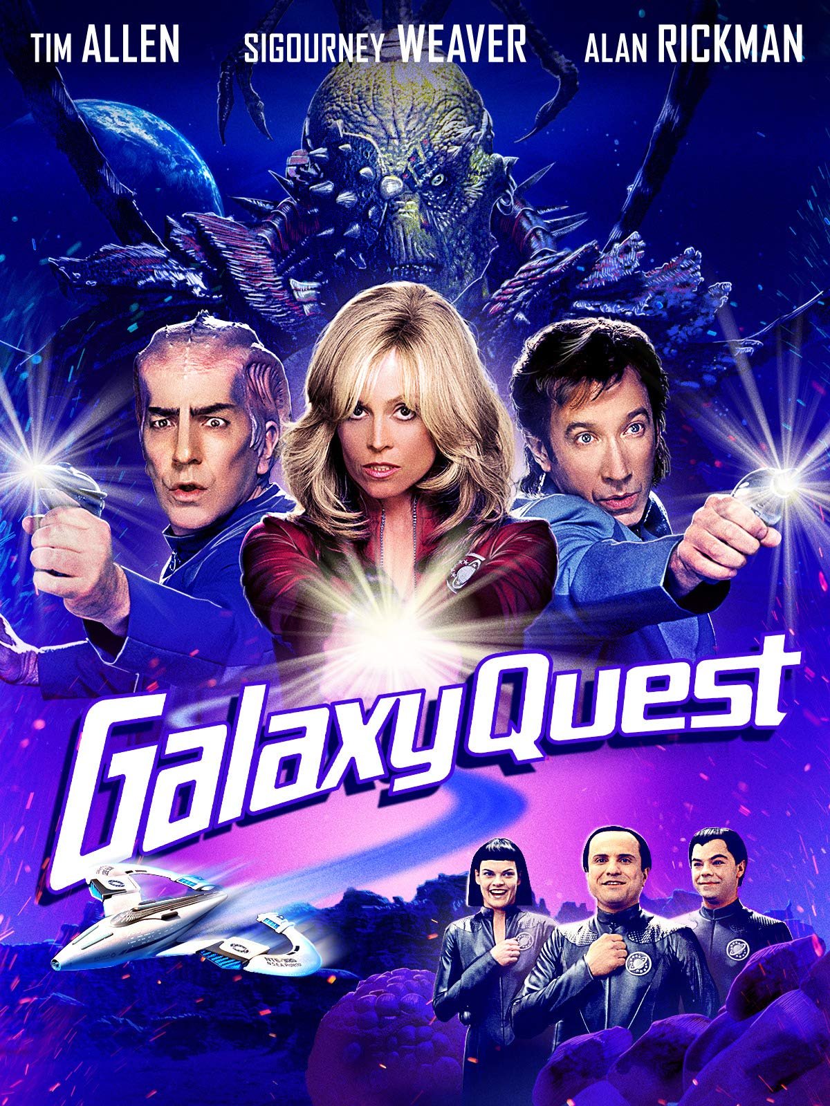 Galaxy Quest com Tim Allen, Sigourney Weaver e Alan Rickman