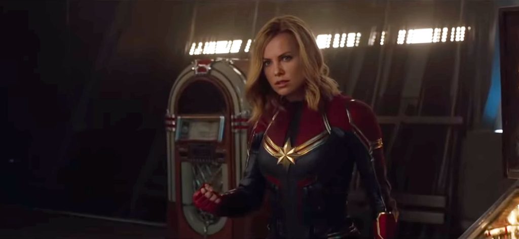 Capitã Marvel - Deepfake com Charlize Theron no papel da heroína da Marvel