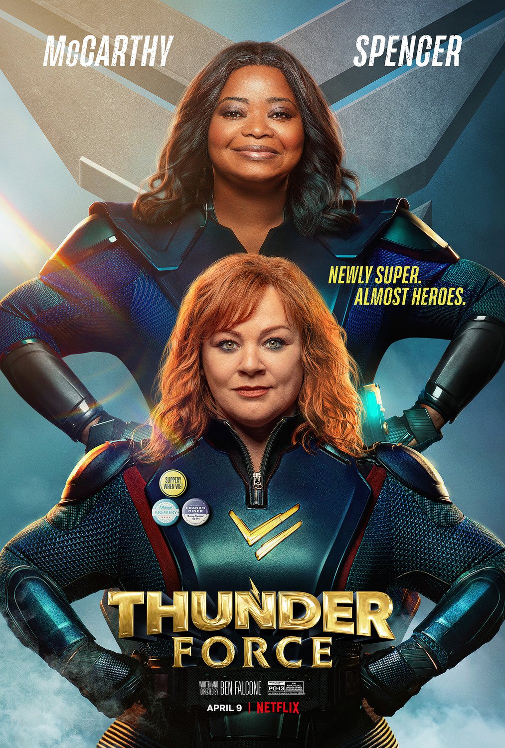 Esquadrão Trovão | Melissa McCarthy e Octavia Spencer são super heróinas em filme na Netflix