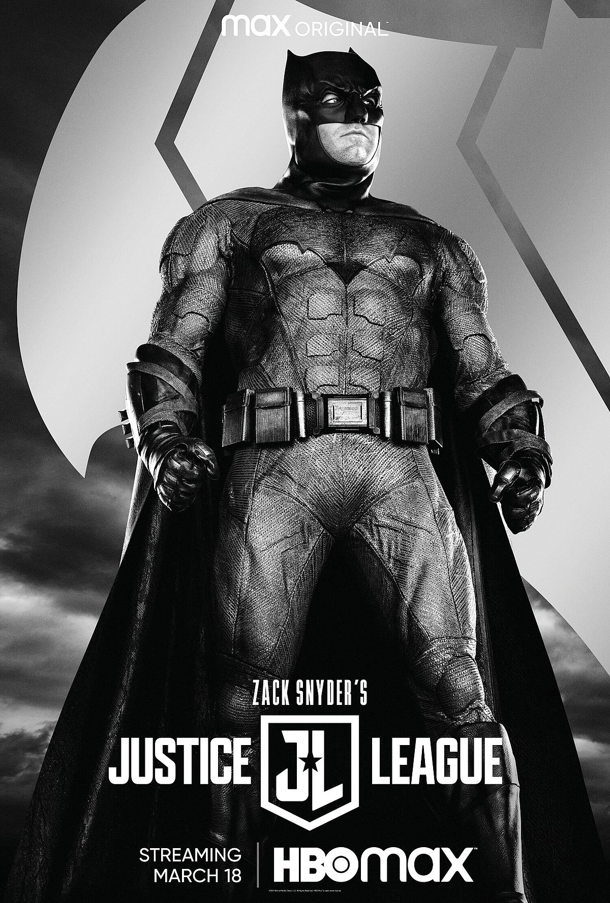 Liga da Justiça versão Zack Snyder | Novo trailer e um cartaz com foco em Batman