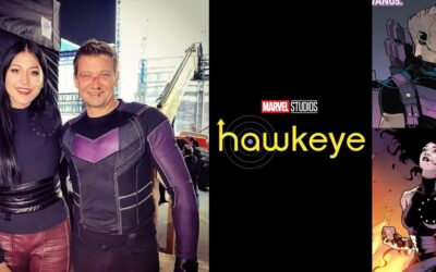Hawkeye | Foto dos bastidores mostra o figurino de Gavião Arqueiro e Echo