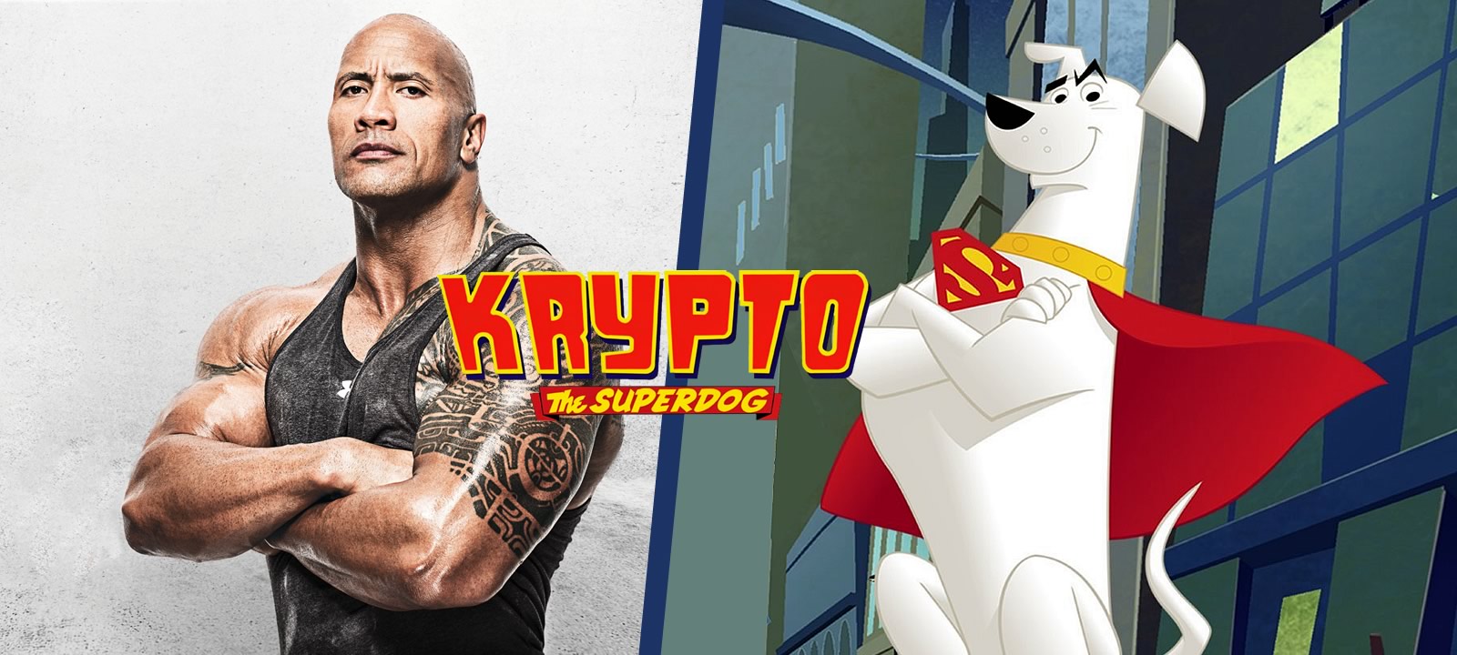 DC League of Super-Pets | Dwayne Johnson emprestará sua voz para Krypto, o Supercão