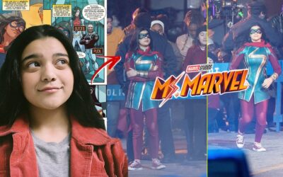 Ms. Marvel | Fotos de bastidores revelam visual de Iman Vellani com o traje da super-heroína