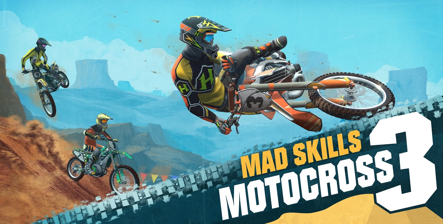Mad Skills Motocross 3 anuncia sua data de lançamento com trailer incrível