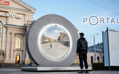 PORTAL | Tecnologia futurista conecta pessoas entre duas cidade em tempo real no estilo de ficção científica