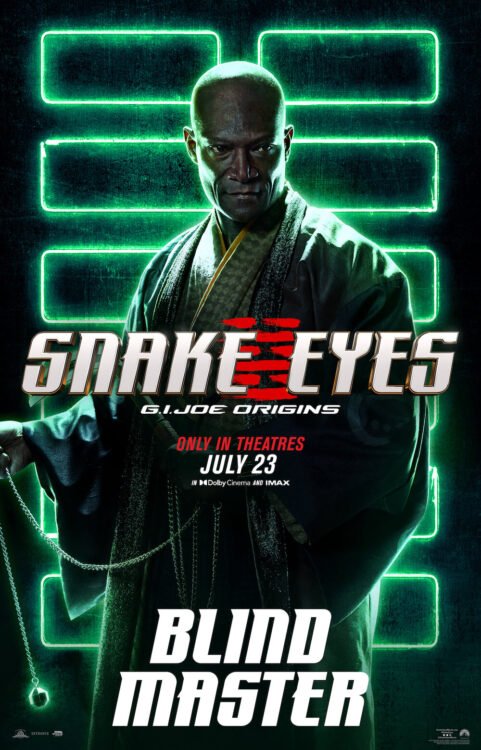 Snake Eyes: GI Joe Origins | Novos pôsteres individuais do Spin-off de ação da franquia GI Joe