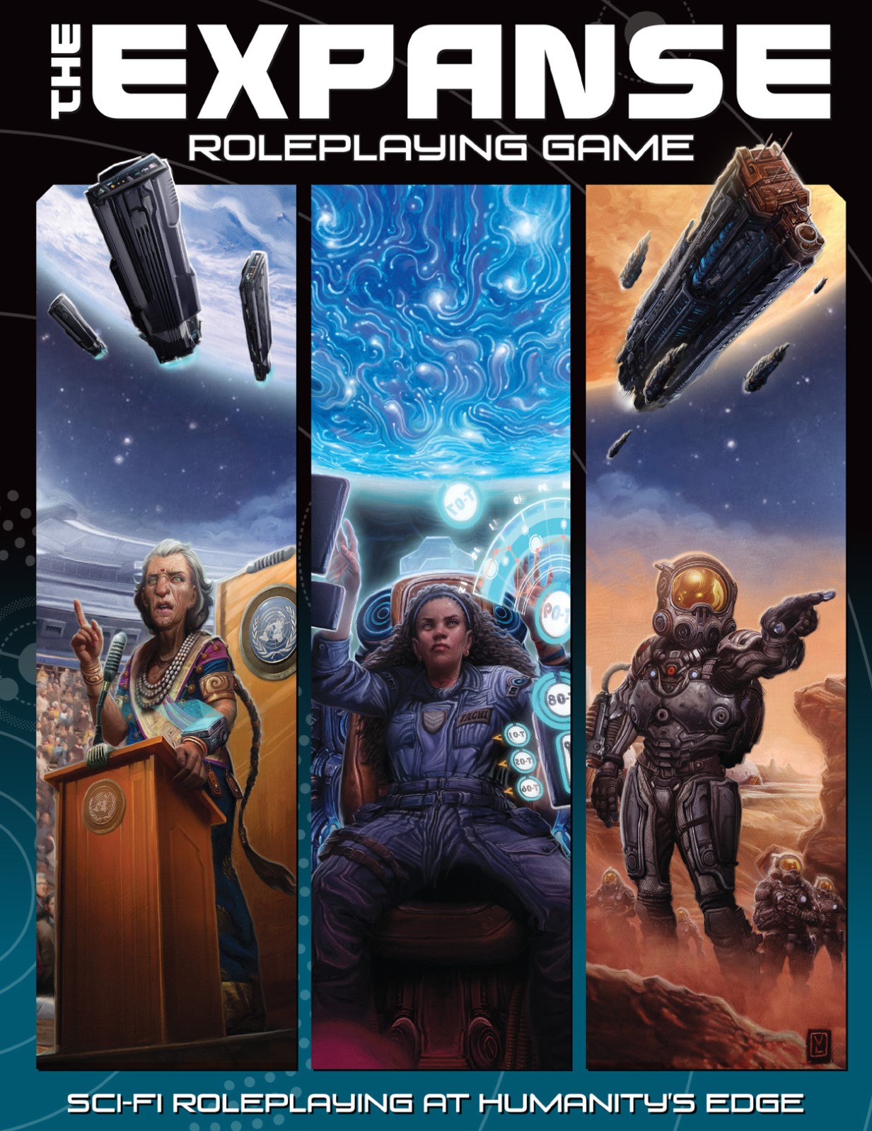 The Expanse Roleplaying Game traz a premiada série de ficção científica de James S.A. Corey para a mesa