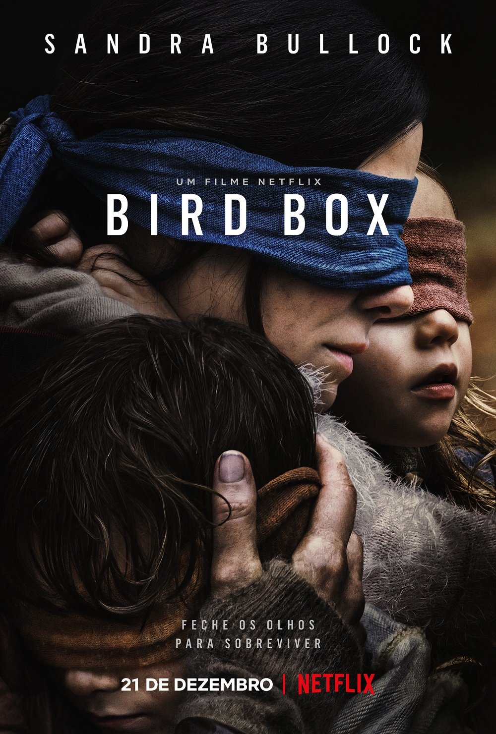 BIRD BOX com Vivien Lyra Blair e Sandra Bullock na Netflix