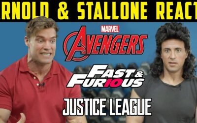 DEEPFAKE | Arnold Schwarzenegger e Sylvester Stallone viajam no tempo e reagem a filmes da Marvel e DC