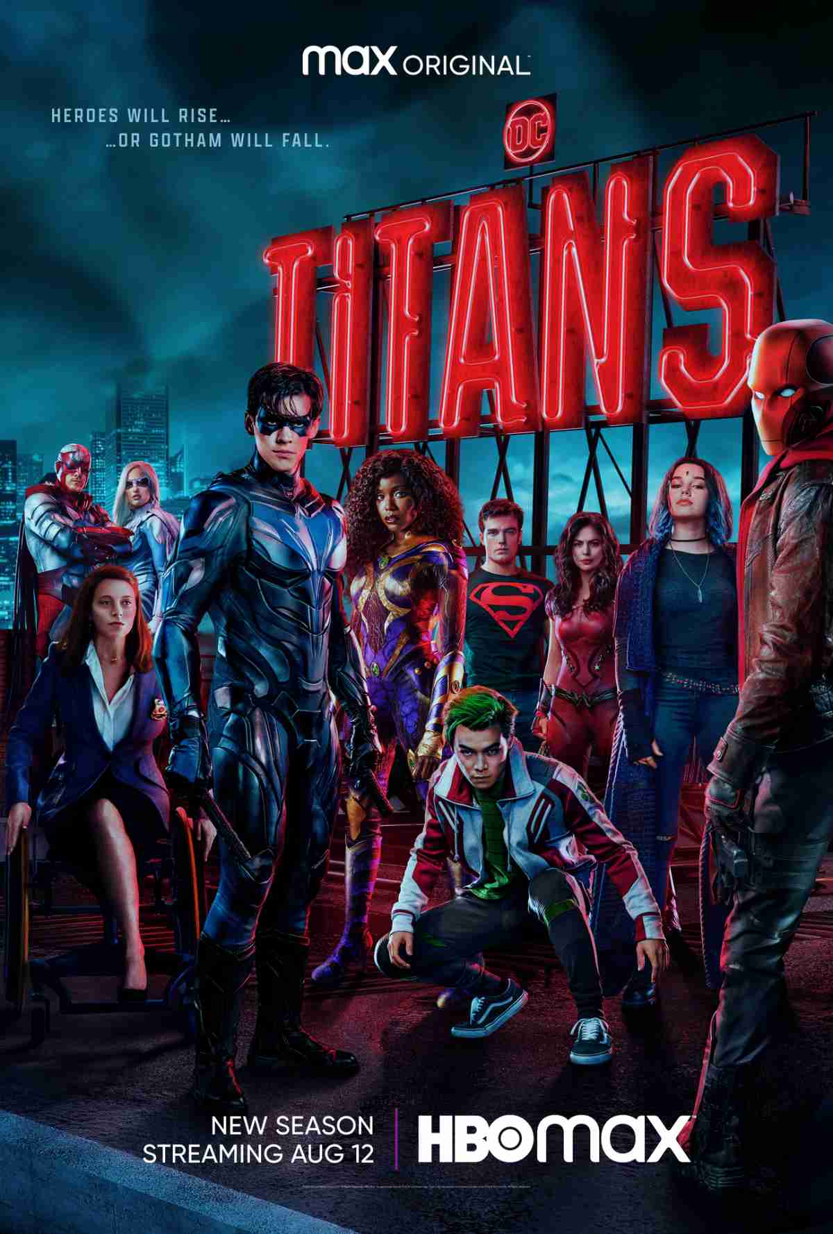 Titans Terceira Temporada | Capuz Vermelho conquistando Gotham City em trailer da HBO MAX