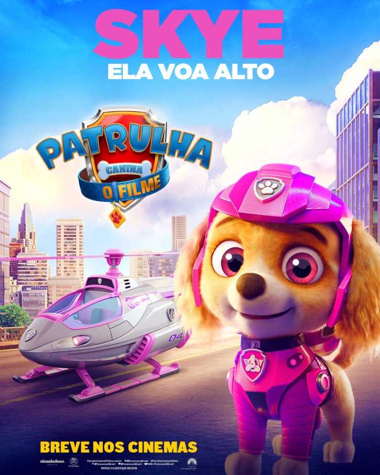 Patrulha Canina - O Filme | Trailer e cartazes individuais da animação da Paramount Pictures