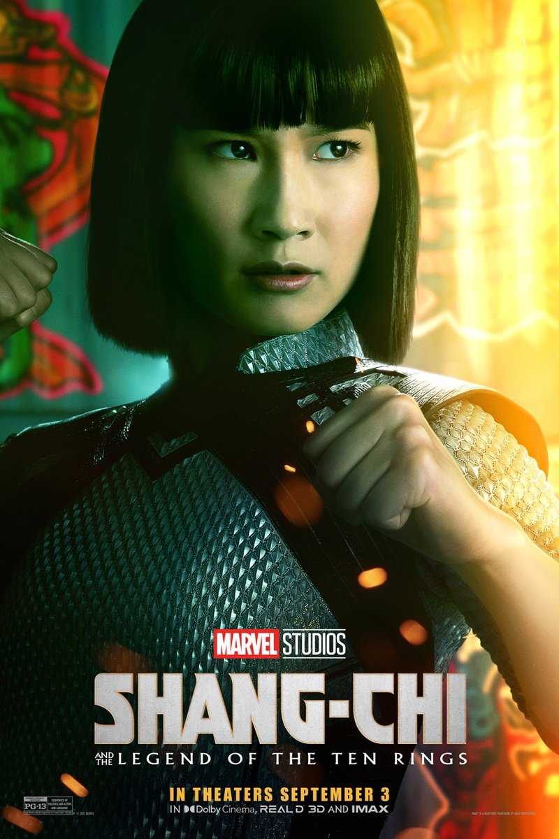 Shang-Chi e a Lenda dos Dez Anéis | Marvel Studios divulga cartazes individuais dos principais personagens