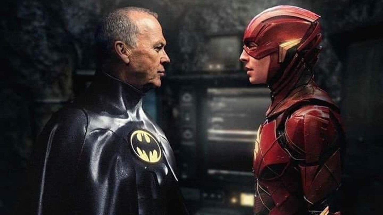 The Flash - Ezra Miller como Barry Allen e Michael Keaton como Batman