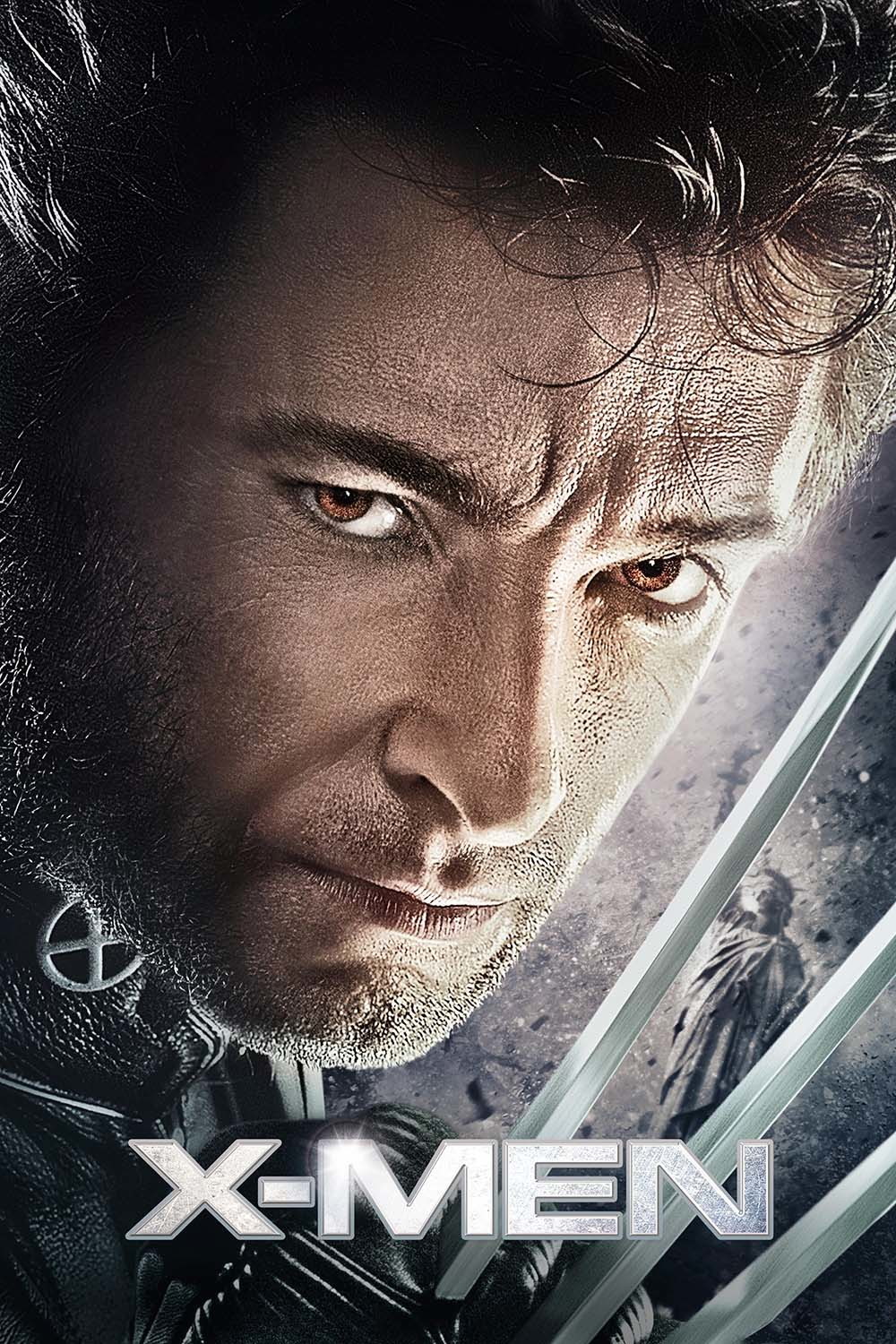 Hugh Jackman como Wolverine em X-Men o filme de 2000 dirigido por Bryan Singer