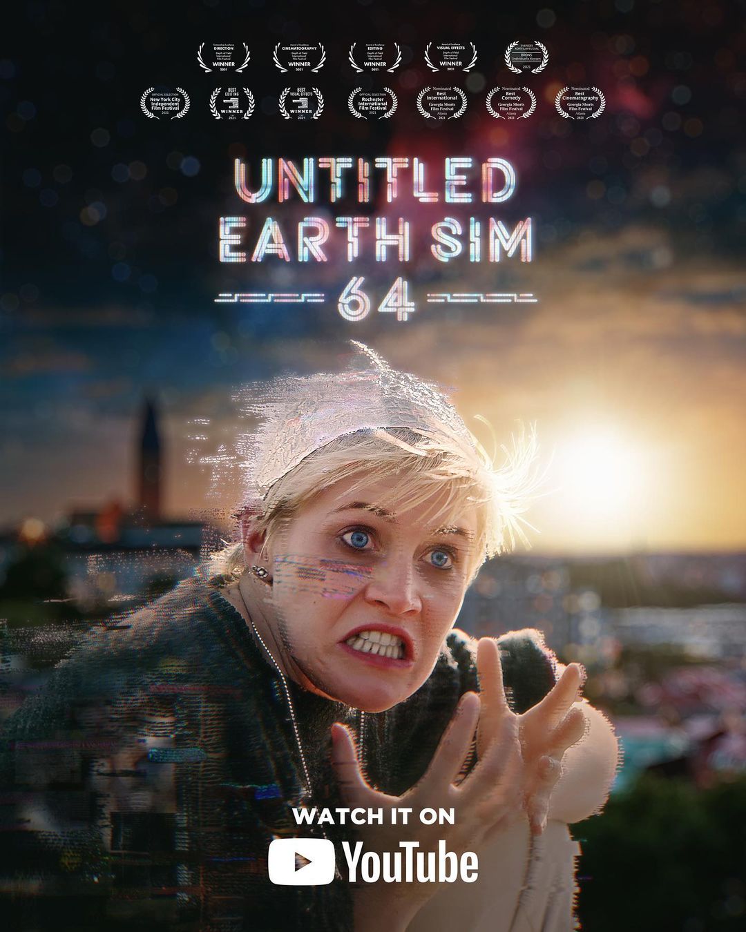 Untitled Earth Sim 64 | Mulher descobre que o universo é uma simulação em Curta-metragem de ficção científica