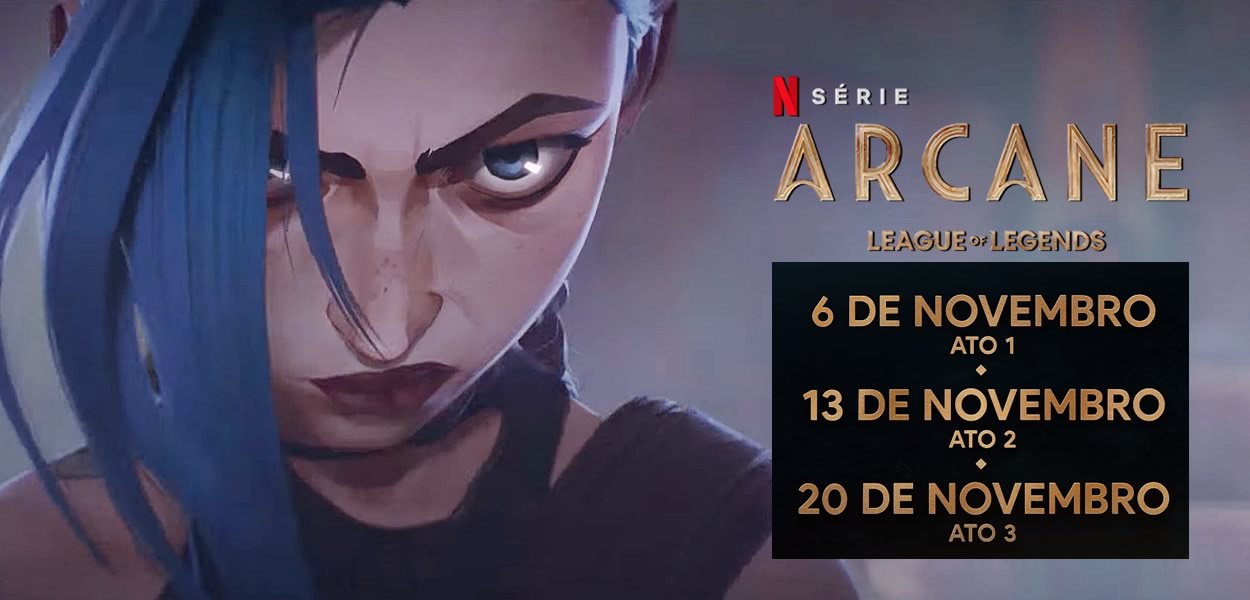 ARCANE | Netflix divulga trailer final da série animada baseada no game LEAGUE OF LEGENDS