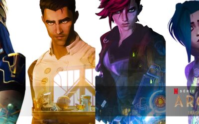 ARCANE | Riot Games e Netflix revelam pôsteres de personagens e elenco de voz na série