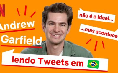 Andrew Garfield | Para promover o filme Tick, tick…BOOM, ator lê tweets em português