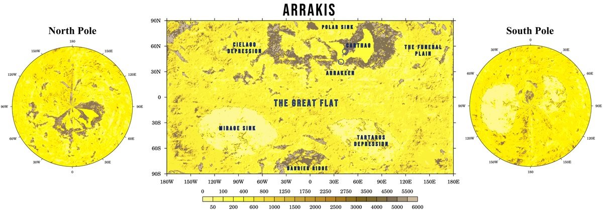 Modelo Climático de Arrakis de Duna