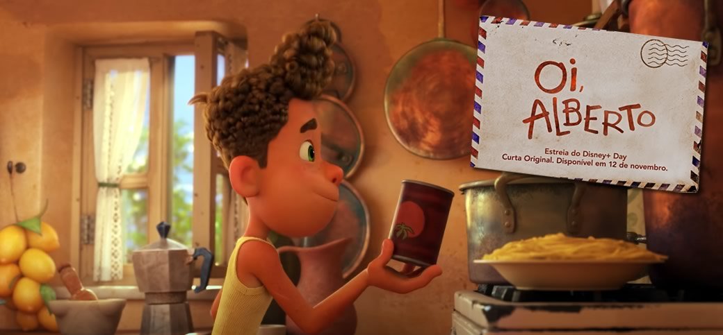 Oi Alberto | Trailer do curta-metragem derivado da aninação LUCA da Pixar e Disney