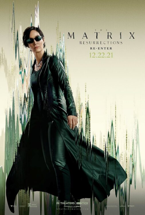 Matrix Resurrections | Pôsteres dos principais personagens do quarto filme da franquia Matrix