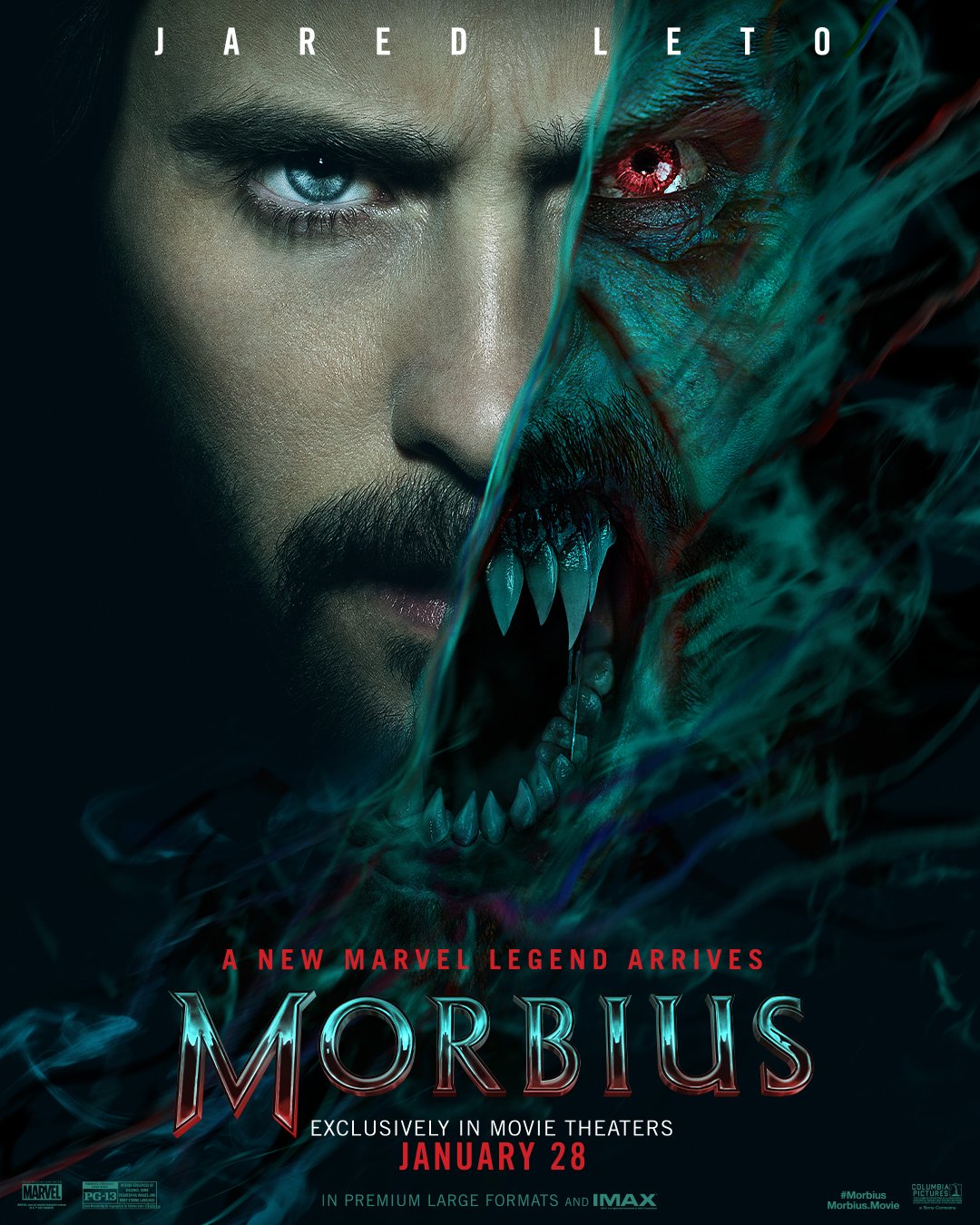 Morbius | Sony Pictures divulga pôster e cena da transformação na CCXP World 2021