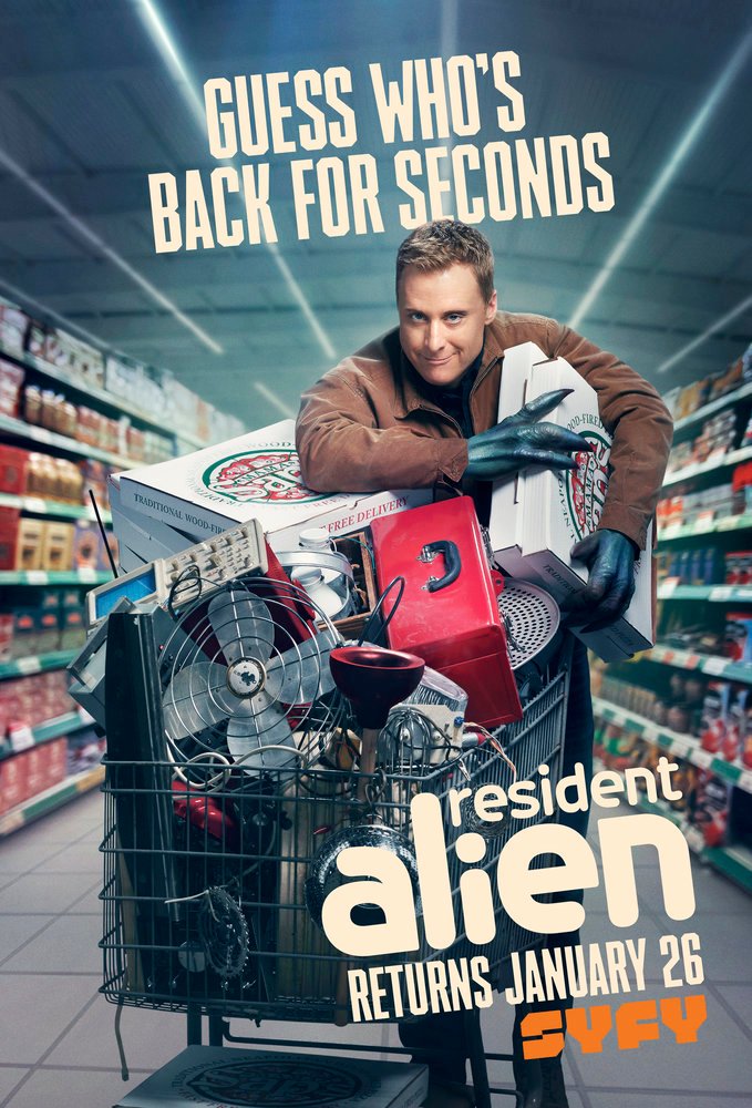 Resident Alien segunda temporada da série de ficção científica tem estreia em 26 de janeiro de 2022 no canal SyFy