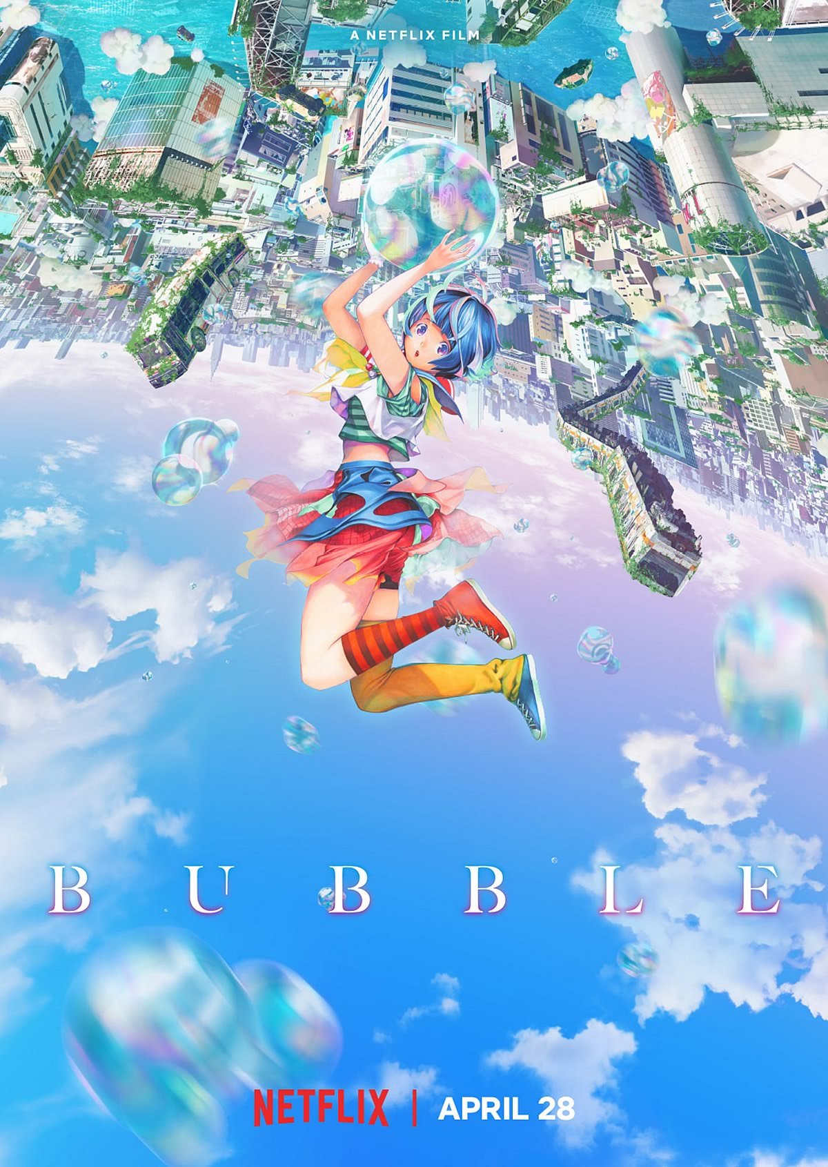 Bubble | Netflix divulga trailer do anime ambientado em Tóquio e dirigido por Tetsuro Araki