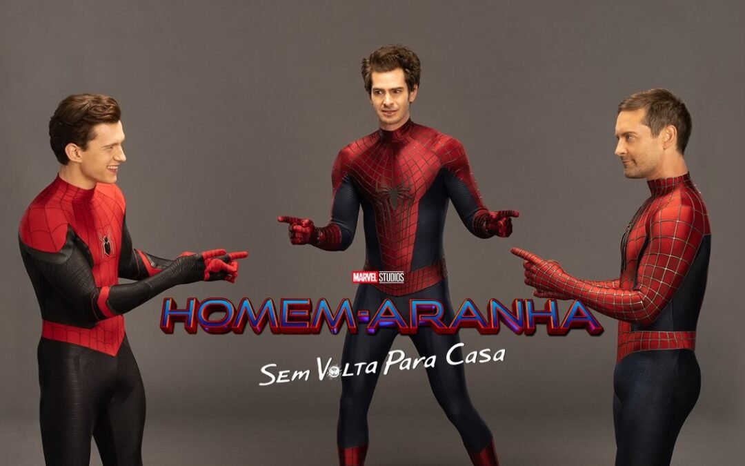 Homem-Aranha Sem Volta para Casa | Tobey Maguire, Andrew Garfield e Tom Holland recriam meme clássico do Homem-Aranha