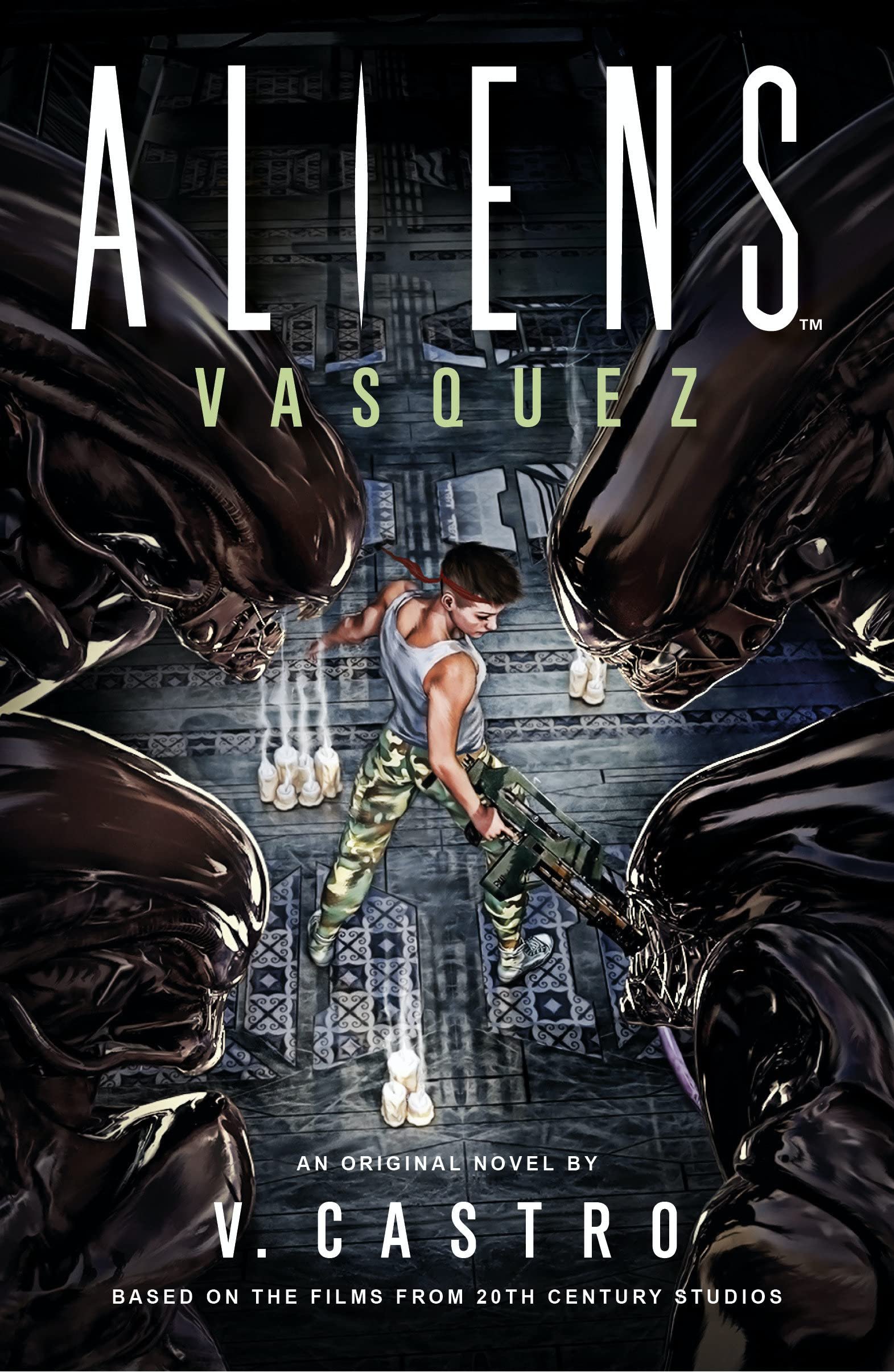 Aliens: Vasquez | Livros sobre origem da mariner Jenette Vasquez, de Aliens O Resgate de James Cameron, publicado pela Titan Books